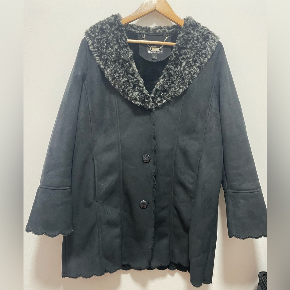 Dennis By Dennis Basso Faux Suede Jacket Women’s